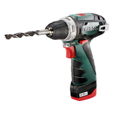 Metabo Дрель-шуруповерт METABO PowerMaxx BS, 2Ач, с двумя аккумуляторами [600984000] 600984000