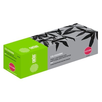 CACTUS Картридж лазерный Cactus 46508736 CS-O332BK черный (3500стр.) для Oki C332/MC363 CS-O332BK