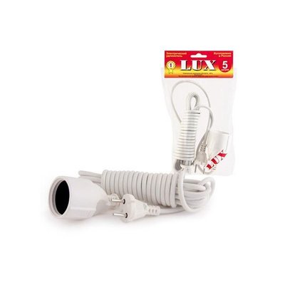 LUX Удлинитель Lux У-101-05 ПВС 2х0.75 