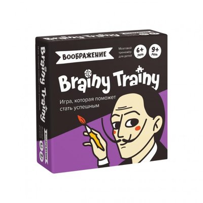 Brainy Trainy Игра-головоломка "Brainy Trainy. Воображение" Игра-головоломка Воображение УМ463
