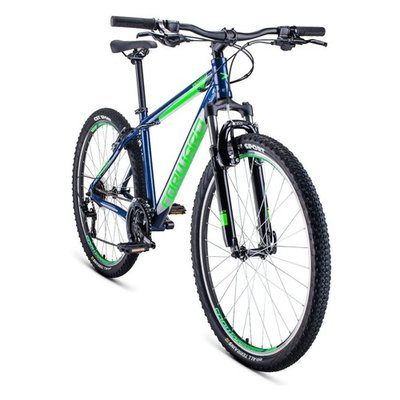 FORWARD Велосипед Forward Apache 1.0 (2020) горный рам.:19" кол.:27.5" синий/зеленый 14.9кг (RBKW0M67Q020) RBKW0M67Q020