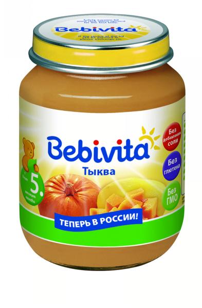 Bebivita Пюре Bebivita Тыква, 100гр 1825RU