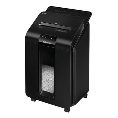 Fellowes Уничтожитель бумаг FELLOWES AutoMax 100M, с автоподачей, P-4, 4х10 мм, 100 лист. одновременно, 23л [fs-46292] FS-46292