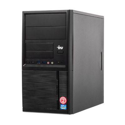 iRU Компьютер IRU Office 312, Intel Pentium Gold G5420, DDR4 8ГБ, 240ГБ(SSD), Intel UHD Graphics 610, Windows 10 Professional, черный [1395647] 1395647