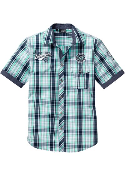 bonprix Рубашка в клетку стандартного прямого покроя regular fit bonprix 91379881