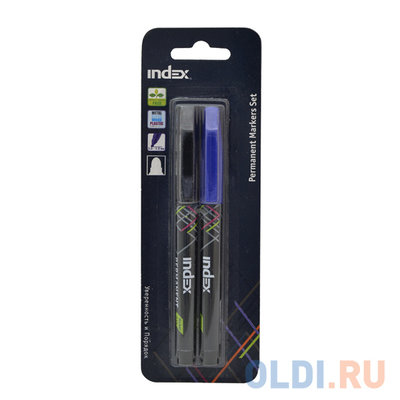 Index Набор маркеров Index IMP575/2 1 мм 2 шт разноцветный IMP575/2 IMP575/2