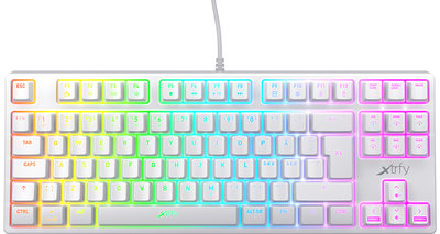 Xtrfy Игровая клавиатура Tenkeyless Xtrfy K4 XG-K4-RGB-TKL-WH-R-RUS