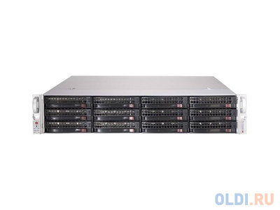 Supermicro Серверный корпус 2U Supermicro CSE-826BE1C-R741JBOD 740 Вт чёрный CSE-826BE1C-R741JBOD