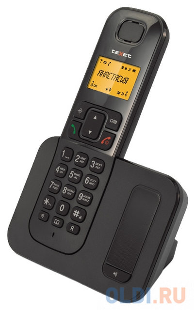 teXet Радиотелефон DECT Texet TX-D6605A черный TX-D6605A
