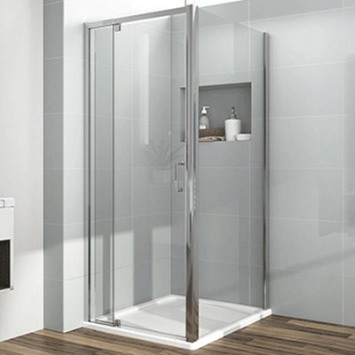 Vincea Душевой уголок Vincea Intra VSR-1I708090CL 80х90 профиль Хром стекло прозрачное VSR-1I708090CL