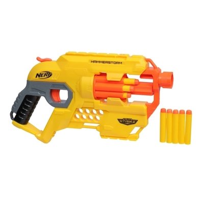 Nerf Бластер Hasbro Nerf Alpha Strike Hammerstorm (E6748) E6748