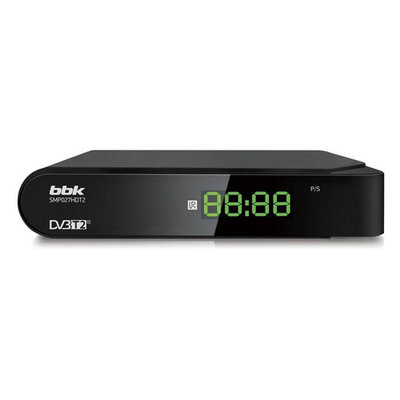 BBK Ресивер DVB-T2 BBK SMP027HDT2, черный SMP027HDT2 (B) 