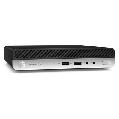 HP Компьютер HP ProDesk 400 G5, Intel Core i3 9100T, DDR4 4ГБ, 128ГБ(SSD), Intel UHD Graphics 630, Windows 10 Professional, черный [7ph07ea] 7PH07EA