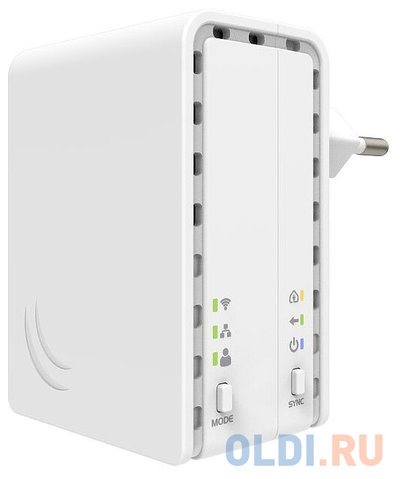 Mikrotik MikroTik PL7411-2nD (PWR-LINE AP) Точка доступа Power Line RouterOS L4, European plug (Type C) PL7411-2nD