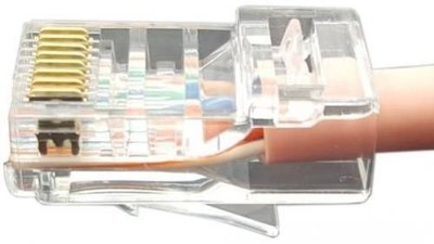 Hyperline Коннектор RJ-45 (8P8C) cat.5e Hyperline PLEZ-8P8C-U-C5-100 