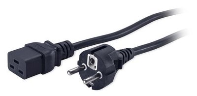 Hyperline Кабель питания Hyperline PWC-IEC19-SHM-1.8-BK 