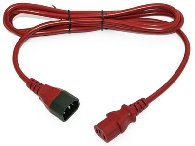 Hyperline Кабель питания Hyperline PWC-IEC13-IEC14-5.0-RD 
