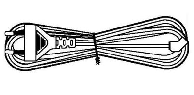 Hyperline Кабель питания Hyperline KL-FCRD-1F-EU-1.8-BK 