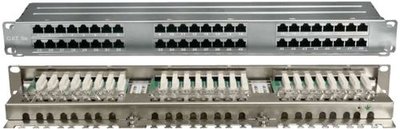 Hyperline Патч-панель Hyperline PPHD-19-48-8P8C-C5E-SH-110D 