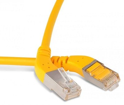 Hyperline Кабель патч-корд Hyperline PC-APM-STP-RJ45/L45-RJ45/L45-C5e-5M-LSZH-YL 