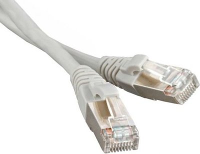 Hyperline Кабель патч-корд FTP 5e кат. 10м. Hyperline PC-LPM-STP-RJ45-RJ45-C5e-10M-LSZH-GY 