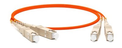 Hyperline Кабель патч-корд волоконно-оптический Hyperline FC-D2-62-SC/PR-SC/PR-H-2M-LSZH-OR 