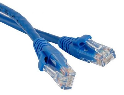 Hyperline Кабель патч-корд UTP 6 кат. 1м. Hyperline PC-LPM-UTP-RJ45-RJ45-C6-1M-LSZH-BL 