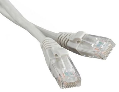 Hyperline Кабель патч-корд UTP 6 кат. 0,5м. Hyperline PC-LPM-UTP-RJ45-RJ45-C6-0.5M-LSZH-GY