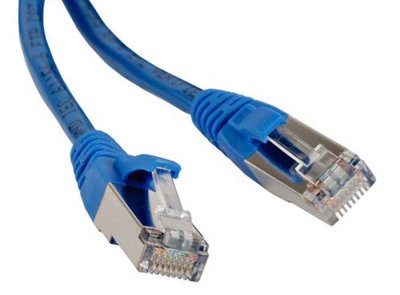 Hyperline Кабель патч-корд FTP 5e кат. 3м. Hyperline PC-LPM-STP-RJ45-RJ45-C5e-3M-LSZH-BL 