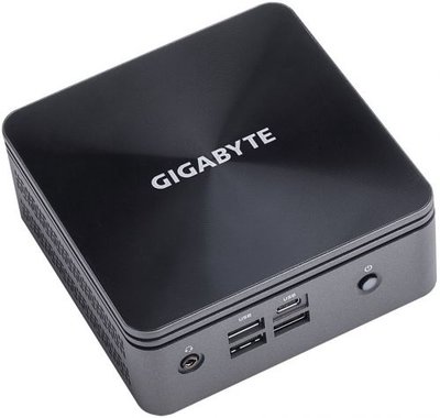 Gigabyte Платформа GIGABYTE i3 10110U, 2* DDR4(2666MHz), noHDD, UHD Graphics 620, Glan, Wi-Fi, Bluetooth, 5xUSB 3.2, USB-C, HDMI, COM, без ОС, ч GB-BRI3H-10110 