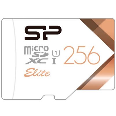 Silicon Power Карта памяти 256GB Silicon Power Elite microSDXC Class 10 UHS-I Colorful SP256GBSTXBU1V21 