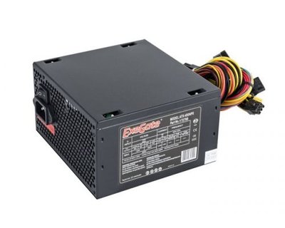 Exegate Блок питания ATX Exegate EX224732RUS 400W, black, 12cm fan, 24p+4p, 6/8p PCI-E, 3*SATA, 2*IDE, FDD 400NPX EX224732RUS