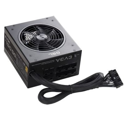 EVGA Блок питания ATX EVGA 210-GQ-0750-V2 APFC, 80Plus Gold, fan 135mm, Semi Modular, RTL GQ 750W 210-GQ-0750-V2
