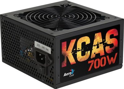 Aerocool Блок питания ATX AeroCool 4713105962666 700W v2.4, вентилятор d120мм, 4x PCI-E [6+2-Pin], 7x SATA, 4x MOLEX KCAS PLUS 700W 4713105962666