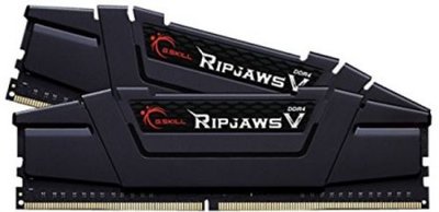 G.Skill Модуль памяти DDR4 32GB (2*16GB) G.Skill Ripjaws V PC4-25600 3200MHz CL16 XMP 1.35V Classic Black F4-3200C16D-32GVK 