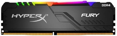 Kingston Модуль памяти DDR4 32GB Kingston PC4-25600, 3200MHz, CL16, fury black HX432C16FB3A/32 