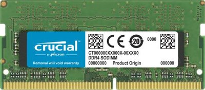 Crucial Модуль памяти SODIMM DDR4 32GB Crucial PC4-25600 3200MHz CL22 260pin 1.2V CT32G4SFD832A 