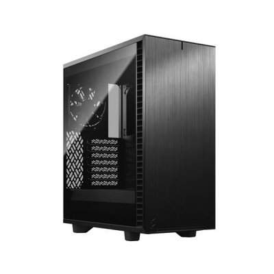 Fractal Design Корпус ATX Fractal Design FD-C-DEF7C-02 черный, без БП, с окном, 2*USB 3.0, 2*USB 2.0, USB Type-C, audio Define 7 Compact Dark TG FD-C-DEF7C-02