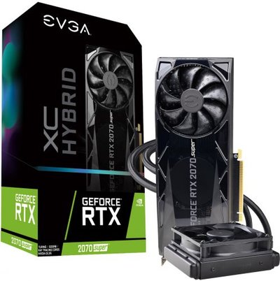 EVGA Видеокарта PCI-E EVGA 08G-P4-3178-KR 8GB GDDR6, 256bit, 12nm, 1605/14000MHz, HDMI, 3xDisplayPort, USB Type-C, RTL GeForce RTX 2070 Super 08G-P4-3178-KR