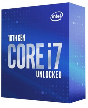 Intel Процессор Intel BX8070110700K Comet Lake 8C/16T 3.8-5.1GHz (LGA1200, DMI 8GT/s, L3 16MB, UHD Graphics 630 1.2GHz, 14nm, 95W) Box Core i7-10700K BX8070110700K