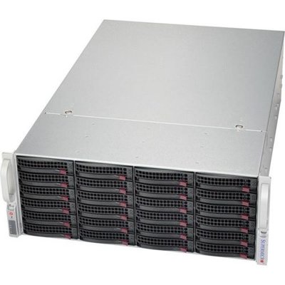 Supermicro Корпус серверный 4U Supermicro Black 4U SC846B w/ 2 Expanders Redundant 1280W CSE-846BE26-R1K28B 