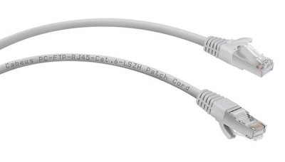 Cabeus Кабель патч-корд FTP 6 кат. 1м. Cabeus PC-FTP-RJ45-Cat.6-1m-LSZH 
