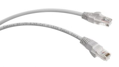 Cabeus Кабель патч-корд UTP 6 кат. 3м. Cabeus PC-UTP-RJ45-Cat.6-3m-LSZH 