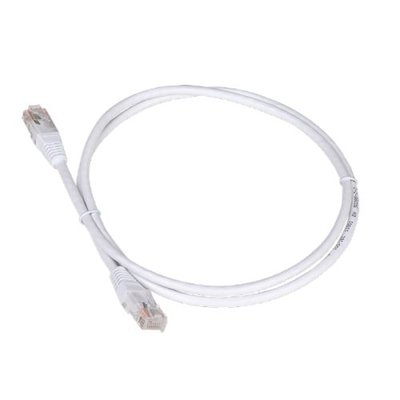 TWT Кабель патч-корд UTP 5e кат. 0.15м. TWT TWT-45-45-0.15-WH 