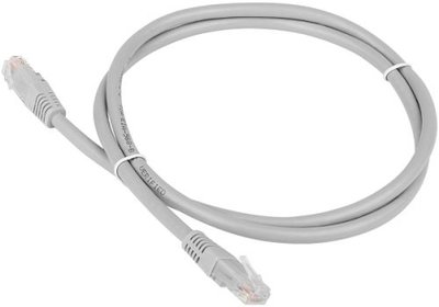 TWT Кабель патч-корд UTP 6 кат. 2м. TWT TWT-45-45-2.0/6-GY 