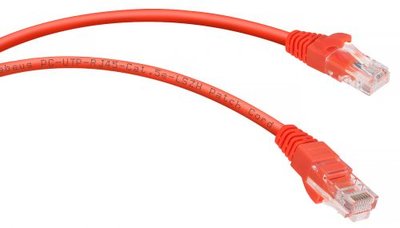 Cabeus Кабель патч-корд UTP 5e кат. 1,5м. Cabeus PC-UTP-RJ45-Cat.5e-1.5m-RD-LSZH 