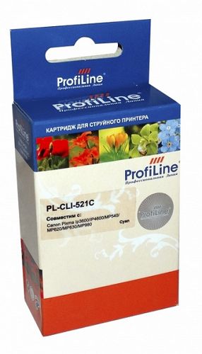 Profiline Картридж струйный ProfiLine PL-CLI-521C-C PL_CLI-521C_C