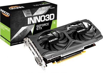 Inno3D Видеокарта PCI-E Inno3D 4GB GDDR6 128bit 12nm 1410/12000MHz HDMI/2*DP RTL GeForce GTX 1650 N16502-04D6X-1720VA30