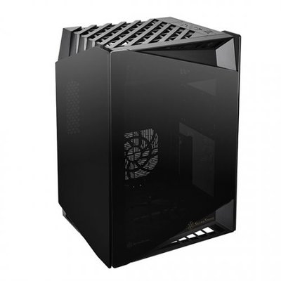 Silverstone Корпус mITX SilverStone черный, без БП, с окном, 2*USB 3.0, audio LD03 SST-LD03B