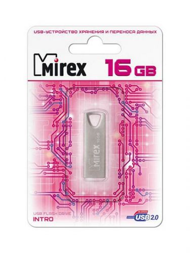 Mirex Накопитель USB 2.0 16GB Mirex INTRO 13600-ITRNTO16
